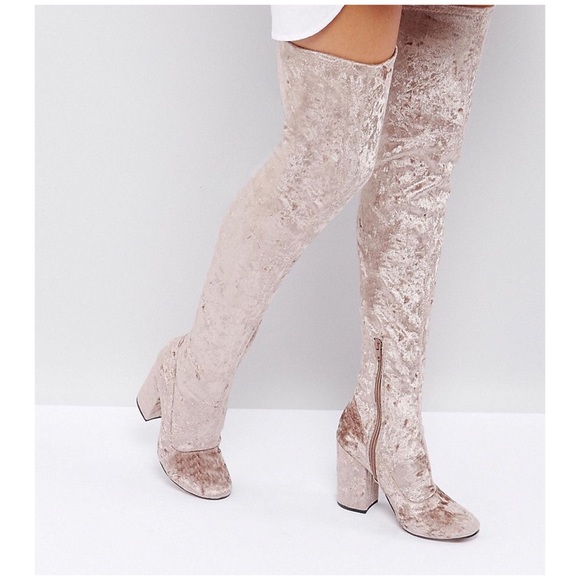 asos high knee boots